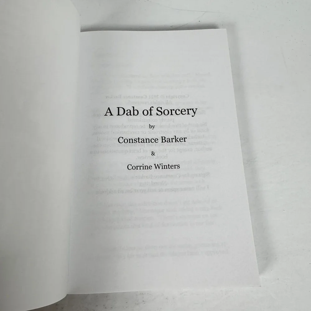A Dab of Sorcery & Ghoulish Magic Books Constance Barker‎ Corrine Winters Cozy